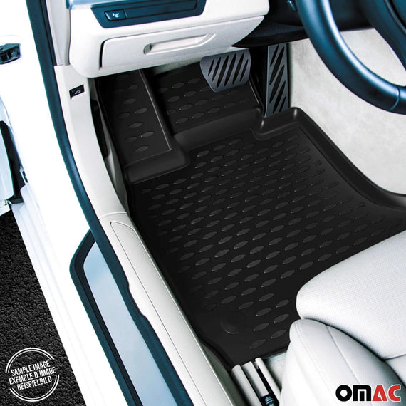 OMAC 2013-2018 Dodge RAM Quad Cab All Weather Molded 3D Classic Floor Mats Liner