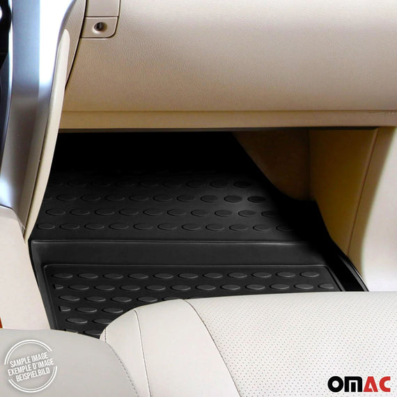 OMAC 2013-2018 Dodge RAM Quad Cab All Weather Molded 3D Classic Floor Mats Liner