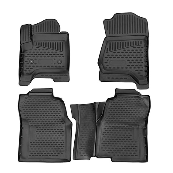 OMAC 2014-2019 Chevrolet Silverado 1500 / 2500HD All Weather Molded 3D Classic Floor Mats Liner