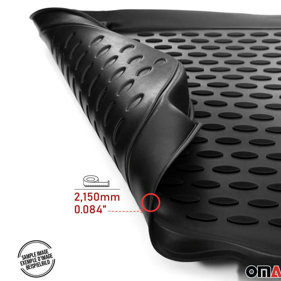 OMAC 2016-2021 Toyota Tacoma DoubleCab All Weather 3D Molded Classic Floor Mats Liner