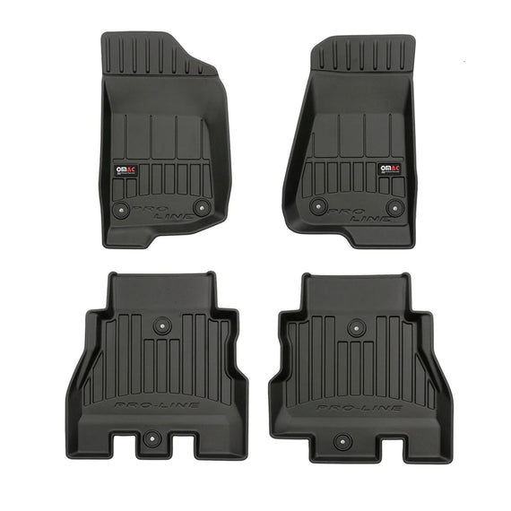 OMAC 2018-2023 JEEP Wrangler All Weather Heavy Duty Premium Floor Mats