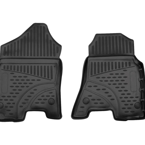 OMAC 2019-2021 Dodge RAM 1500 Crew Cab All Weather Molded 3D Classic Floor Mats Liner