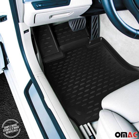 OMAC 2019-2021 Dodge RAM 1500 Crew Cab All Weather Molded 3D Classic Floor Mats Liner