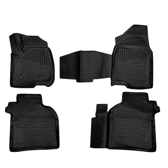 OMAC 2019-2021 GMC Sierra 1500 Crew Cab All Weather 3D Molded Floor Mats Liner