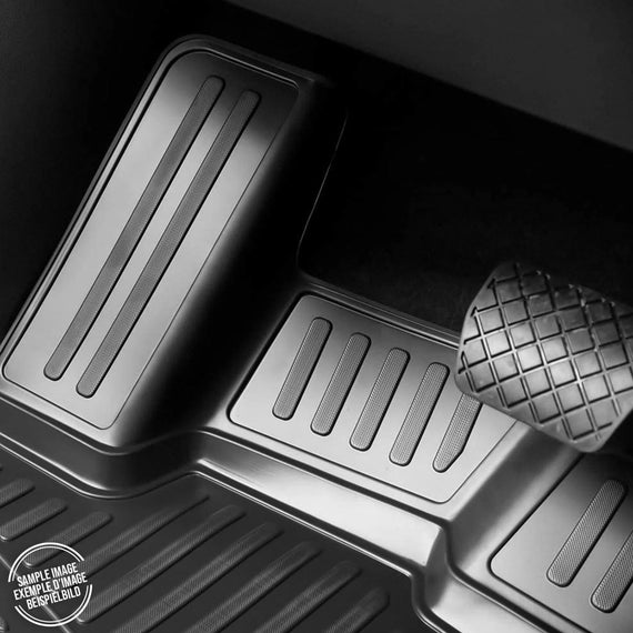 OMAC 2019-2021 GMC Sierra 1500 Crew Cab All Weather 3D Molded Floor Mats Liner