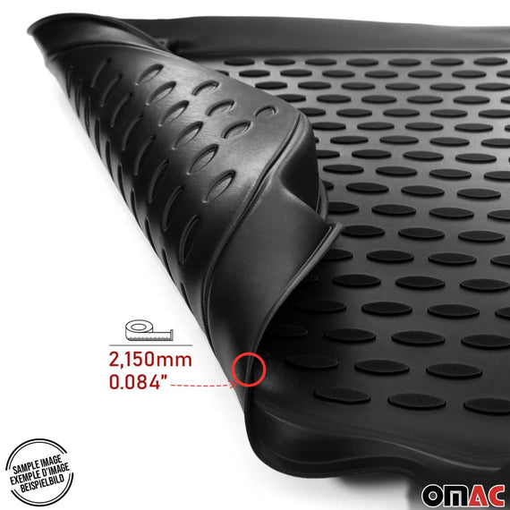 OMAC 2019-2021 GMC Sierra 1500 Crew Cab All Weather 3D Molded Floor Mats Liner