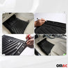 OMAC Universal Fit All-Weather Front / Rear Trimmable Basic Floor Mats Liner