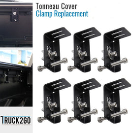 Retractable Cover Rail System Clamps ( For 2007-2021 Toyota Tundra with Factory Rail system) Tonneau Covers Truck2go 