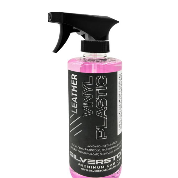 SILVERSTONE Premium Car Care Leather , Vinyl  & Plastic Cleaner 16oz.