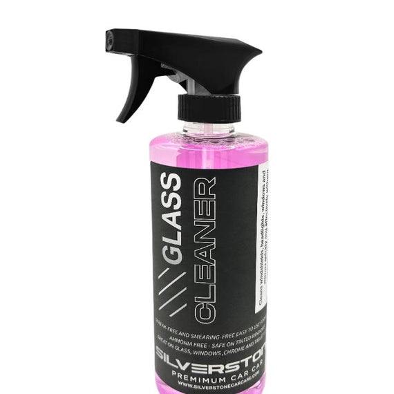 SILVERSTONE Premium Car Care Streak-Free & Smearing Free Glass Cleaner Spray 16oz.