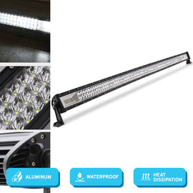 Syneticusa 52" Triple Row 6000K Straight LED Light Bar - Universal SyneticUSA 