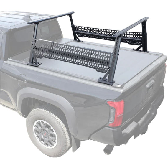 Syneticusa R1L Aluminum Adjustable Heavy-Duty Truck Bed Ladder Rack (Fits 6' to 8' Truck Bed Length Only)