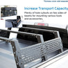 Truck Bed Length-Adjustable Low Overland Rack