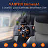 Vantrue Element 3 (E3) 3-Channel Wifi & GPS Built-n Dash Camera