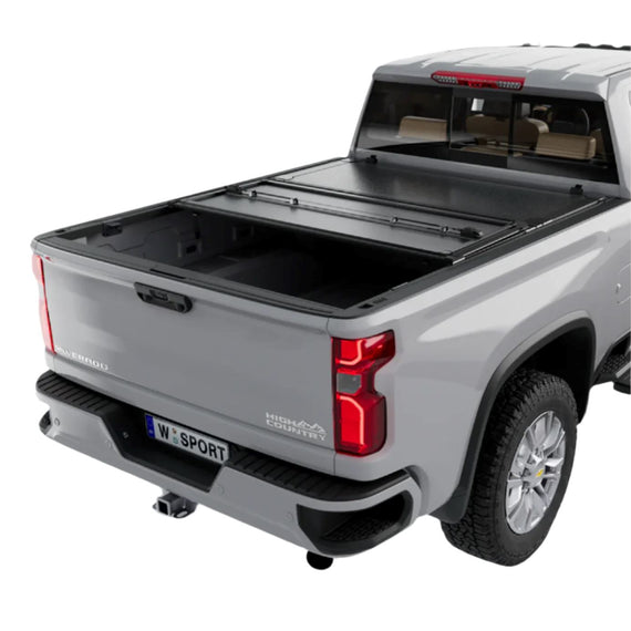 Worksport 2007-2018 Chevrolet Silverado / GMC Sierra 1500 AL3 PRO Quick Latch Aluminum Trifold Hard Tonneau Cover