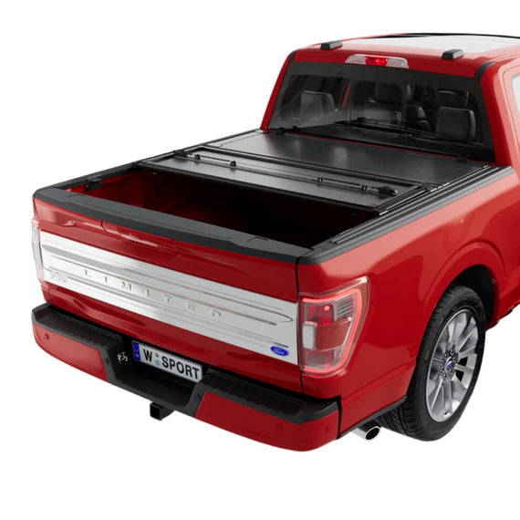 Worksport 2009-2014 Ford F-150 AL3 PRO Quick Latch Aluminum Trifold Hard Tonneau Cover