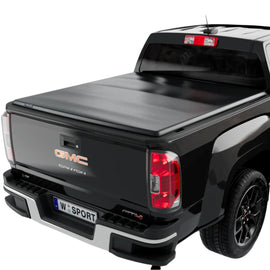 Worksport 2015-2022 GMC Canyon SC4 PRO Vinyl Full Bed Access Quick Latch Trifold Soft Tonneau Cover Tonneau Covers Worksport 