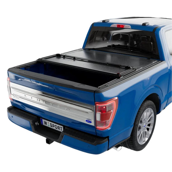 Worksport 2015-2025 Ford F-150 Bed AL4 Flip-Up Aluminum Trifold Hard Tonneau Cover