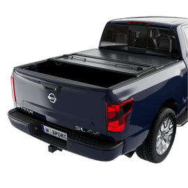 Worksport 2016-2024 Nissan Titan AL3 PRO Quick Latch Aluminum Trifold Hard Tonneau Cover Tonneau Covers Worksport 