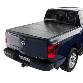 Worksport 2016-2024 Nissan Titan AL3 PRO Quick Latch Aluminum Trifold Hard Tonneau Cover Tonneau Covers Worksport 