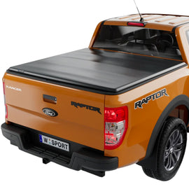 Worksport 2019-2023 Ford Ranger SC4 PRO Vinyl Full Bed Access Quick Latch Trifold Soft Tonneau Cover Tonneau Covers Worksport 