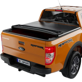 Worksport 2019-2023 Ford Ranger SC4 PRO Vinyl Full Bed Access Quick Latch Trifold Soft Tonneau Cover Tonneau Covers Worksport 