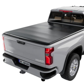 Worksport 2019-2024 Chevrolet Silverado 1500 SC4 PRO Vinyl Full Bed Access Quick Latch Trifold Soft Tonneau Cover Tonneau Covers Worksport 