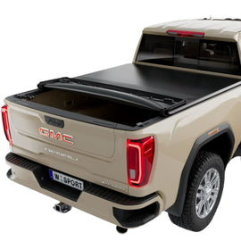 Worksport 2019-2024 GMC Sierra 1500 SC4 PRO Vinyl Full Bed Access Quick Latch Trifold Soft Tonneau Cover Tonneau Covers Worksport 