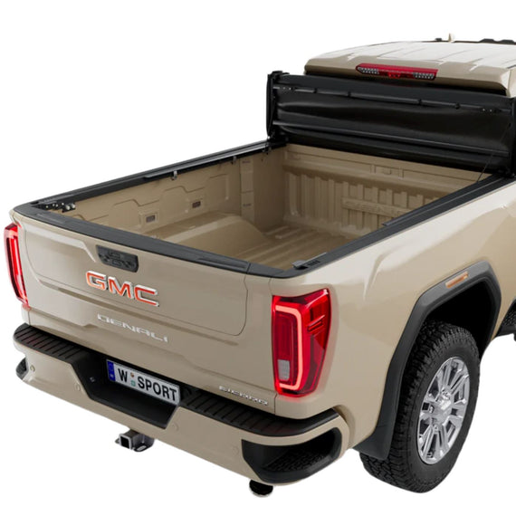 Worksport 2020-2024 GMC Sierra 2500 SC4 PRO Vinyl Full Bed Access Quick Latch Trifold Soft Tonneau Cover