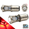 1157 Turn Signal / Brake LED Projector Light Bulbs (Red)