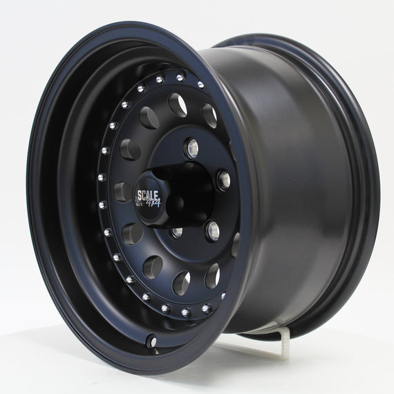 Scale4x4 14 Inch Bandit II Matte Black Wheels / 14x6.0 / +6 / 5x114.3