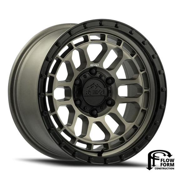 REIKA 17 Inch Rambler R35 Bronze w/ Black Ring Wheels / 17x8.5 / +0 / 6x135