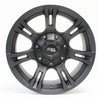 Scale4x4 17 Inch Buckshot Matte Black Wheels / 17x9 / -6 / 6x135