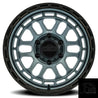 REIKA 17 Inch Rambler R35 Gloss Graphite w/ Black Ring Wheels / 17x9 / -12 / 5x127