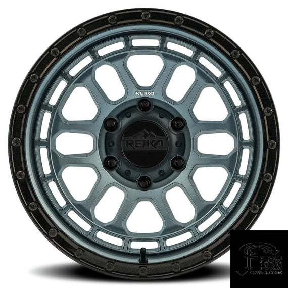 REIKA 17 Inch Rambler R35 Gloss Graphite w/ Black Ring Wheels / 17x8.5 / +0 / 6x120