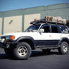 1991-1997 Toyota Land Cruiser Taped-on Window Visors (Black Trim)