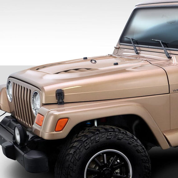 Duraflex 1997-2006 Jeep Wrangler Power Dome FRP Hood