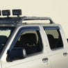 1999-2004 Nissan Frontier D22 Crew Cab Premium Series Taped-on Window Visors