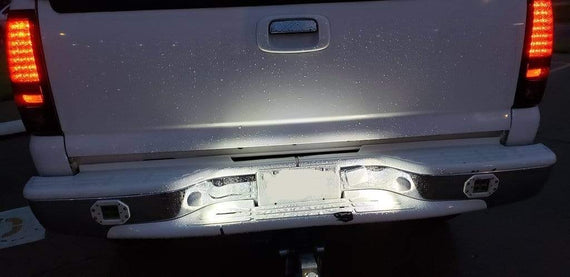 2000-2014 Chevrolet Silverado, GMC Sierra LED License Plate Assembly Light Bulbs - White