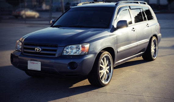 2001-2007 Toyota Highlander Premium Series Taped-on Window Visors