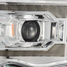 AlphaRex 2002-2005 Dodge Ram LUXX-Series LED Projector Headlights Chrome