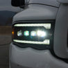 AlphaRex 2002-2005 Dodge Ram NOVA-Series LED Projector Headlights Alpha-Black