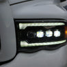 AlphaRex 2002-2005 Dodge Ram NOVA-Series LED Projector Headlights Black