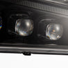 AlphaRex 2003-2006 Chevrolet Silverado (without body cladding) NOVA-Series LED Projector Headlights Alpha-Black