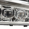 AlphaRex 2003-2006 Chevrolet Silverado (without body cladding) NOVA-Series LED Projector Headlights Chrome