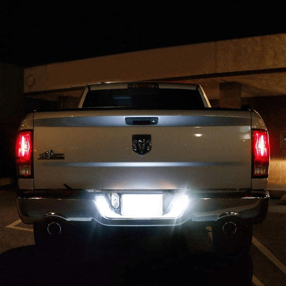 2003-2018 Dodge Ram 1500 / 2500 LED License Plate Assembly Light Bulbs (White)