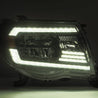 AlphaRex 2005-2011 Toyota Tacoma LUXX-Series LED Crystal Headlights Alpha-Black