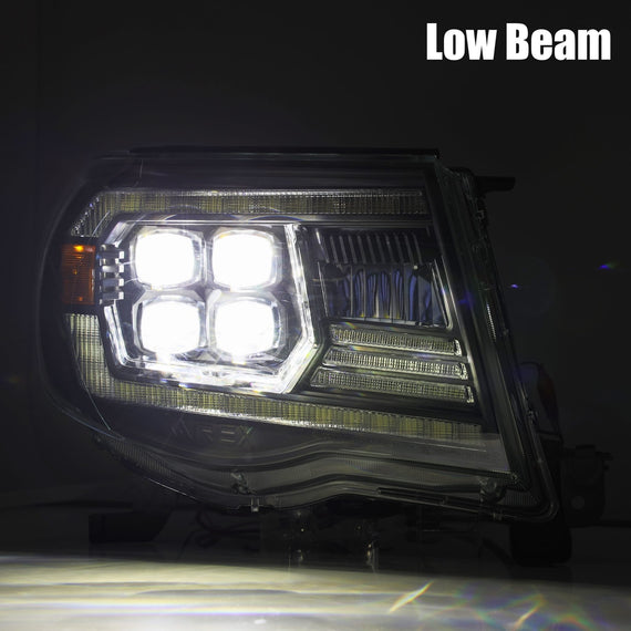 AlphaRex 2005-2011 Toyota Tacoma NOVA-Series LED Projector Headlights Black