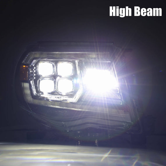 AlphaRex 2005-2011 Toyota Tacoma NOVA-Series LED Projector Headlights Chrome