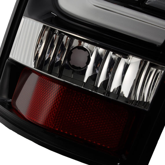 AlphaRex 2005-2015 Toyota Tacoma PRO-Series LED Tail Lights Jet Black